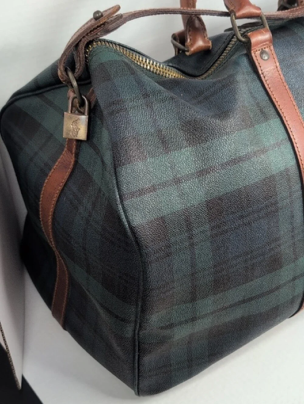 Polo Ralph Lauren Vintage Weekender Tartan Pattern